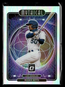 2021 Donruss Optic #M1 Mookie Betts Silver Holo Mythical Holo NM/MINT - Picture 1 of 2