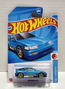 Hot Wheels 88 Honda CRX Blue HW J-Imports 2023 N Case - Picture 1 of 4