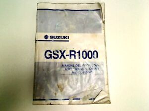 manuel d instructions pour SUZUKI GSX R 1000 2003-2004 occasion 171019