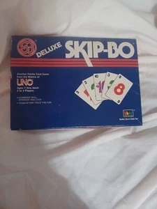 Deluxe Skip Bo Mattel 1992 Family Kids Board Card Game 100% Complete - Picture 1 of 13