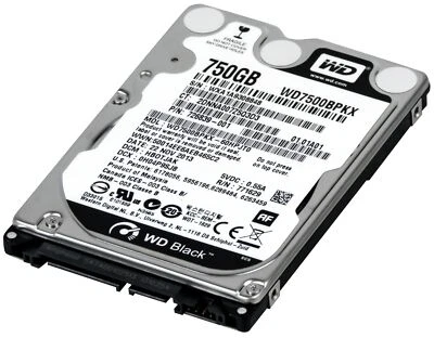 Disk Western Digital Black WD7500BPKX 750GB 7200U/Min 16MB SATA III 2.5'' - Immagine 1 di 3