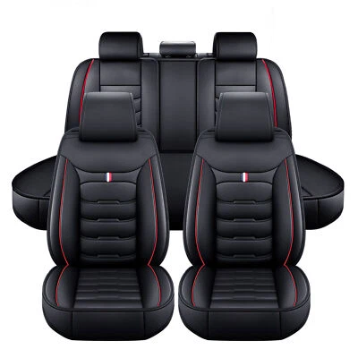 For Nissan Rogue 2014-2023 Front Rear Car Seat Cover Full Set 5-Seats Cushion - Image 1 of 4