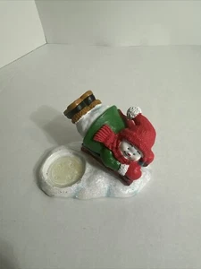 Yankee Candle 2013 Christmas Snow Folk Collection Teelicht T/L Halter ohne Kerze - Bild 1 von 5
