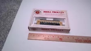 1315 South Hills Lines BRILL TROLLEY Bachmann HO Motorized Car, Lights, Box, Ins - Picture 1 of 9