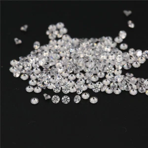1ct White D Color VVS1 Round Loose Moissanite Stone Excellent Pass Diamond Test - Picture 1 of 9