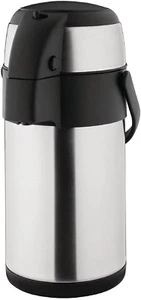 Pump Action Stainless Steel Double Wall Airpot, 2.5 Litre Capacity - Picture 1 of 9