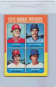 1975 Topps #615 Dennis Leonard Royals Signed Auto *G2682 - Picture 1 of 2