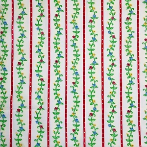 Catzilla In The Beginning Reiter FAT QUARTER 5-PACKS Flower Vine Striped Fabric - Picture 1 of 7