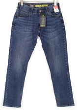 LEE Extreme Motion W30/L32 Men Jeans Straight Fit Tapered Leg Cotton Stretch