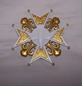 Christian Church Star Royal Order Knight Holy Spirit Society Saint Badge Medal  - Picture 1 of 2