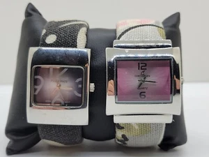Two Exquisite Stylish Ladies Cuff Band Watches - Picture 1 of 13
