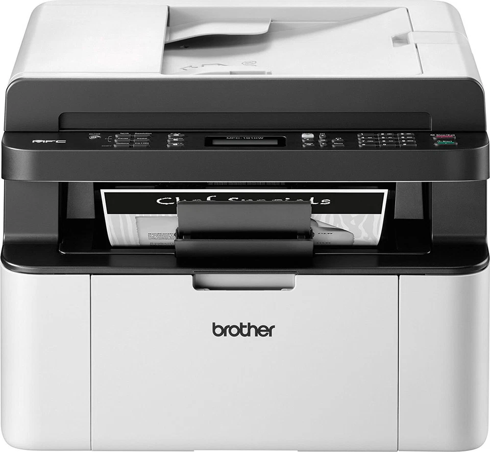 Brother Stampante Laser Multifunzione Monocromatica Scanner Fax A4 WiFi MFC1910W - Immagine 1 di 3