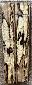 2 Pen Blanks Spalted Wormy Red Oak Live Edge - Picture 1 of 6