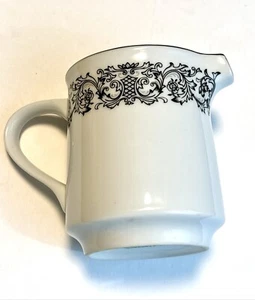 Crema Ekco Products de colección porcelana fina hecha en China Japón negro blanco plata - Imagen 1 de 10