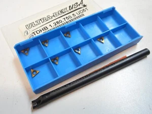 ULTRA-DEX FSUD-250-4-5R BOHRSTANGE mit (7) TDHB 1.280.750.5 HARTMETALLEINSÄTZE - Bild 1 von 3