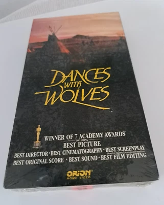 Vintage Dances with Wolves 1990 DVD Sealed Orion water mark - Image 1 of 4