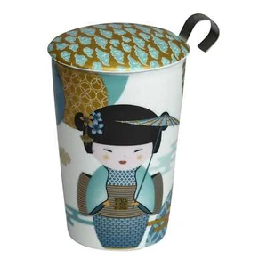 TEAEVE New Little Geisha Petrol - mit Edelstahlsieb - Teebecher - Porzellan - Bild 1 von 1