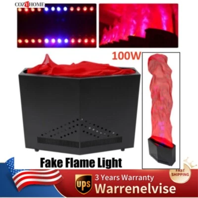 36 LED Flame Fire Light Machine Stage Atmosphere Effect Fake Fire Flame Machine - Image 1 of 4