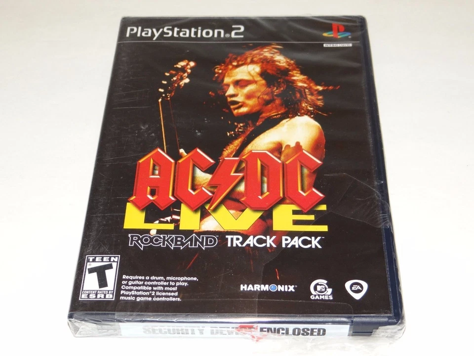 AC/DC Live RockBand Track Pack for Playstation 2 PS2 Brand New & Factory Sealed - Image 1 of 1
