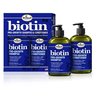 Difeel Biotin Pro Growth Shampoo and Conditioner Set Hair Regrowth Treatment - Image 1 of 4