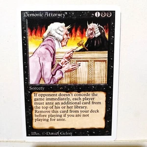 MTG -- REVISED --- DEMONIC ATTORNEY --- NM - Picture 1 of 1