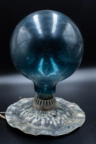 Vintage Art Deco 1920's 1 Bulb (Blue) Cover