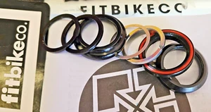 FIT BMX Bike Press Fit 1-1/8" Integrated headset +2 spacers new-school freestyle - Picture 1 of 1