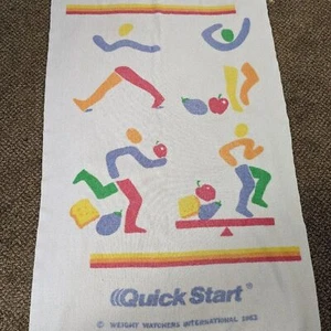 Vintage Weight Watchers Quick Start 1983 Strandtuch - Dundee - Bild 1 von 7