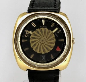 Mens ERNEST BOREL Kaleidoscope Coctail Auto Date Seconds EB logo by Synchrone - Picture 1 of 12