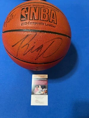 JSA OSCAR ROBERTSON "Big O "SIGNED SPAULDING BASKETBALL,HOOSIERS STEVE ALFORD - Image 1 of 4