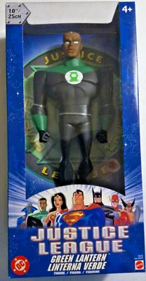 Figura de acción de colección 2003 Mattel DC Comics Liga de la Justicia Linterna Verde 10" nueva en caja Foto 1 de 4