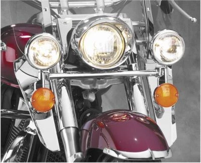National Cycle Steel Spotlight Bar For Honda VTX1800N 2004-2008 Chrome N942A - Image 1 of 3