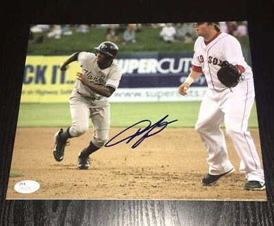 奥斯汀·杰克逊亲笔签名 8 x 10 照片洋基队老虎队/JSA — 第 1/2 张图片