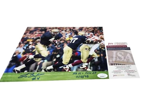 Lee Becton Signed Autographed Notre Dame Fighting Irish 8x10 photo Inscribed - Picture 1 of 1