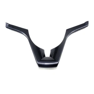 Cubierta de tira de volante de fibra de carbono para Chevrolet Cruze 2010-2015 negra - Imagen 1 de 5