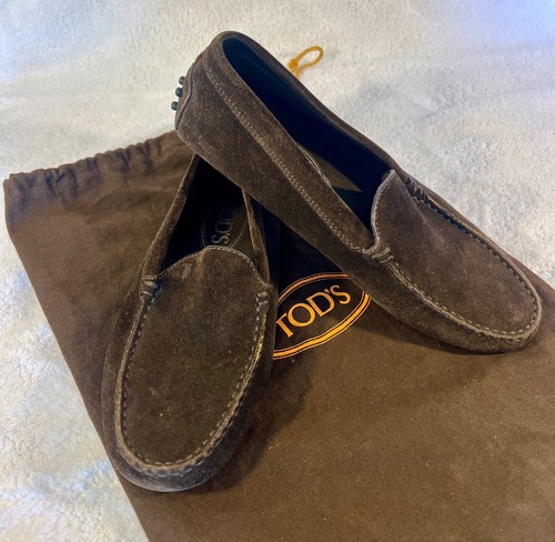 TOD’S Scarpe da guida VINTAGE TOD'S camoscio marrone donna EU 36 5