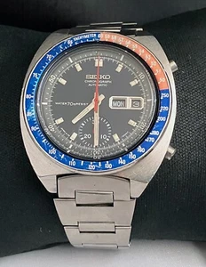 Original Seiko 6139-6002 'WATER 70m RESIST'  1971/5 - working well - Picture 1 of 20