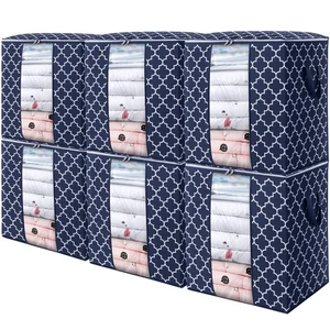 Aufbewahrungstaschen 6 Stück/100L Große Decke Kleidung Organisation und Aufbewahrung Conta... - Bild 1 von 6
