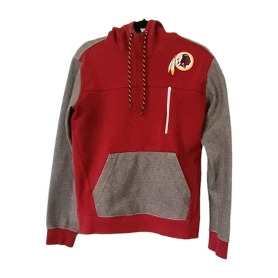 Nike Washington Redskins Hoodie Youth M Therma Fit Burgundy Gray Sweatshirt NFL - Image 1 of 4