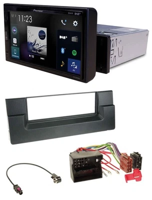 Pioneer DAB MP3 Bluetooth USB Autoradio für BMW 5er (E39) X5 (E53) Quadlock - Bild 1 von 4