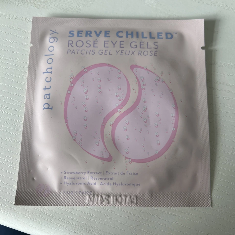 Patchology Under Eye Patches Rosé Eye Gels 1 Pair Of Patches Brand New - Image 1 of 1