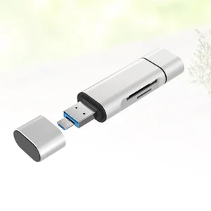 3 In 1 USB Type-C Micro USB Reader Universal Memory OTG Reader for Phone - Afbeelding 1 van 11