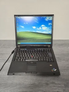 IBM ThinkPad T60 15.4" - Intel Dual Core, 1GB, 500GB, Windows XP SP3, WiFi - Picture 1 of 6