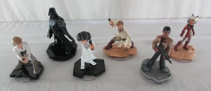 Disney Infinity 3.0 Star Wars Mixed Lot of 6 Figurines DAMAGED Vader Luke Leia - Picture 1 of 11