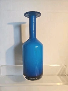  West Elm Blue & White Cased Vase - Picture 1 of 10