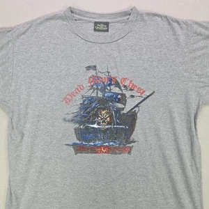 Disney Pirates of the Caribbean Dead Man's Chest T-Shirt 2XL Gray Movie Promo T - Picture 1 of 16