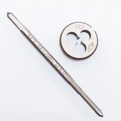 M2 x 0,4 mm Gewindebohrer & M2 x 0,4 mm Matrize Gewinde Rechtshänder - Bild 1 von 4