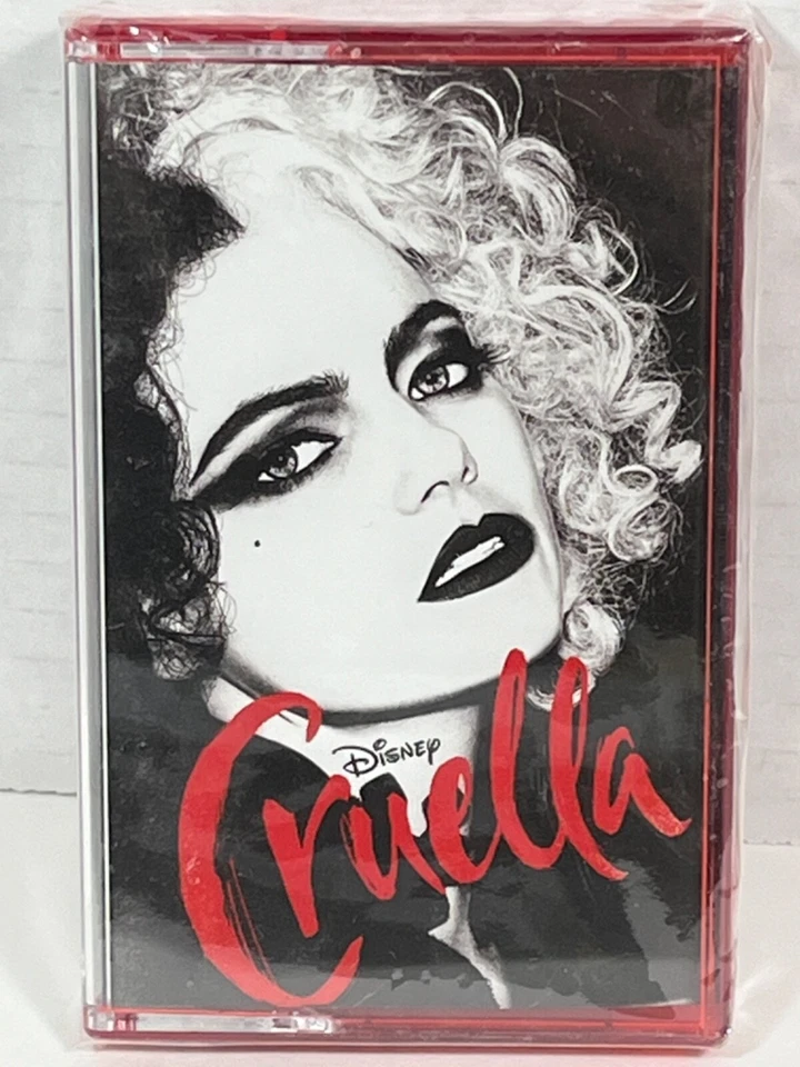 Cruella Motion Picture Soundtrack (Cassette Tape, Walt Disney Records) Red Case - Image 1 of 4