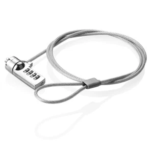 LAPTOP SECURITY LOCK NOTEBOOK PASSWORD SAFTY CHIN CABLE - Picture 1 of 11