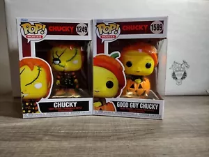 Chucky and Good Guy Chucky Funko Pop! #1589 & #1249 - Picture 1 of 10